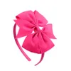 Accessoires de cheveux pour bébés filles, 20 pièces, ruban gros-grain, gros nœuds, bandeaux Pinwheel, cerceau pour enfants, bandeaux solides