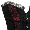 Copertura in pizzo da donna corsetto overbusto su una cerniera in lingerie gemme di corsia di carnevale di linger e bustier più taglia 220524