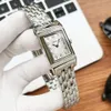 Diamant flip dames montre mode or rose en acier inoxydable rectangle blanc numérique cadran quartz montre de luxe femmes montre-bracelet