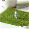 Andra tr￤dg￥rdsmaterial Patio Lawn Home Diy Mini Fairy Simation Plants Artificial Fake Moss Dekorativ torvgr￶n gr￤s Mikrolandskap Dec