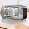 Smart Automation Module Spiegel Bildschirm Wecker Uhr Tisch Digitale Drahtlose Bluetooth-kompatibel 5,0 MP3 HiFi Lautsprecher TF FM hand-freies Ca