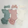 Наборы одежды весна лето, девочка, родившаяся 0-2t 3pcs Малыш