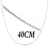 Högkvalitativt känsligt mode sterling silver 925 halsband n0013-n0028