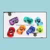 Diecast Modellautos Spielzeug Geschenke Pl Zurück Auto Fahrzeug Kinder Transparente Mini-Partybevorzugung für Kinder Drop Lieferung 2021 VCMTU