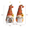 Party Supplies Halloween Thanksgiving Fall Harvest Festival Decoration Gnomes with Pumpkin Plush Elf Dwarf Doll Home Desktop Ornaments FY2973 0817
