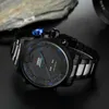 Montres-bracelets OHSEN Numérique Quartz Hommes Montres Homme Cadeau Grand Cadran 30M Étanche Mode Militaire LED Montre-Bracelet Horloges Relogio Masculino