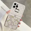 Shockproof Designer Phone Case For Ipone 13 Pro Max 12 11 Xs Max Xr Phone Cases Letter Flower Protect Shell Couples Cellphone Cover