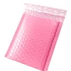 różowe bąbelkowe torby opakowaniowe do towarów biznesowych Prezenty koperty Ewelry paczka torba anty-ekstrustra Wodoodporna