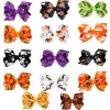 Halloween Hair Accessories Kids Printing Ribbon Bow Tie Hairclips spider Pumpkin Ghost Barrettes Baby Girls Children Festival Accessories