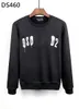 DSQ Hood's Hoodie Brand Designer Italië Fashion Herfst Sweatshirts Topkwaliteit 100% katoen D451