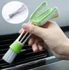 Car Air Conditioning Exhaust Brush Microfiber Grille Cleaning Car Detail Curtain Dust Removal Brushs Cleanings Tool SN4713