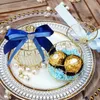 Geschenkwikkeling 30 stcs/lot mini metaal goud vintage retro vogel kooi snoepdozen baby shower gunst doos voor gasten feest verjaardag souvenirgift