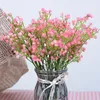 Fleurs artificielles en plastique souffle de gypsophile bricolage Arrangement de Bouquets de fleurs pour la décoration de la maison de mariage 915