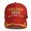 Trump 2024 Кепка, вышитая бейсбольную шляпу с регулируемыми дизайнами ремня 5