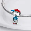 925 Sterling Silver Dangle Charm Little Girl Charm Prince Prince Dog Cat Bads Bead Fit Charms Bracelet Diy Acessórios de jóias