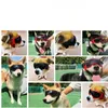 Goggles Pet Supplies Dog Protection Small Medium Dogs Silica Gel Eye Wear Waterproof Glasses Dog Fashion Cool Anti-UV Sunglasses