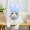Kedi kostümleri evcil hayvan şapka sıcak rüzgar geçirmez sevimli giyinme kapak eğlenceli headdress cosplay aksesuarları köpek mumr999