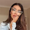 Sunglasses Fashion Cat Eye Womans Reading Glasses Prescription Lens Oversized Women Transparent Elderly Readers Eyeglasses FramesS2452