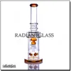 Narghilè Big Bong Tubo dritto da 5 mm di spessore Dab Rigs Bong in vetro Braccio albero Perc Octopus Perc Tubi per acqua Giunto femmina da 18,8 mm