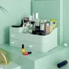 Gaveta de grande capacidade Make Up Organizer Banheiro de maquiagem Caixa de armazenamento Mulheres Cuidados com a mesa da pele Casos de beleza de batom cosmético 220613