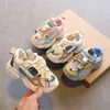 2021 Winter baby peuter schoenen voor jongens meisjes ademende kleine kinderen warme casual sneakers non-slip mode kinderen sporttenis G220527