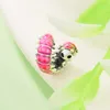 Autentico 925 argento sterling perlina 2022 Collezione primavera Carino Cute Caterpillar Charm Fit Pandora Perle di stile per Bracciale FAI DA TE Fare gioielli 790762C01