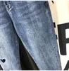 Women Denim Harem Pants Loose Casual Korean Mom Jean Boyfriend Jeans For mid Waist Plus Size 220402