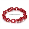 Bedelarmbanden sieraden collectie mode cadeau voor vrouwen 10 kleuren rubber x stijl sieraden Europeaan drop del dh0mn