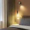 Lámpara de pared Nordic LED 5W 3W Apliques Luces 2 en 1 Candelabros y foco Iluminación interior Decoración para el hogar para sala de estar Dormitorio Pared