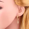 Stud Gold CZ Snake Earring Cowrie Shell Huggie Arets de Moda Summer Jewelry Woman Earrings Ersq37Stud ODET22 FARL22