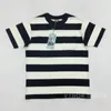 T-shirts pour hommes Dong Mens Bob 5cm Stripes Pocket Tee Shirt 330g Motorcycle Rider Prison Tops
