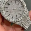 Relógios de griços Versão Big Moissanite Diamonds Watch Pass Test Movimento de qualidade Homem de luxo de luxo Icego