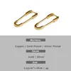 Hoop Huggie -klippformade örhängen för kvinnor Minimalistisk kreativitet Förhindra allergi Designer smycken koreanska mode Kolczykihoop Mill22