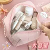 Cosmetic Bags & Cases Plush Storage Bag 2022 Super Fire Female Portable Simple And Large Capacity Cute Kawaii Makeup Toiletry BagCosmetic