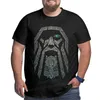 Kanpa 100% katoen Viking grafische T-shirts voor grote lange man Oversized T-shirt Plus Size Top Tee Heren losse grote topkleding CX220420
