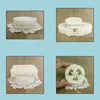 حمام فرش الإسفنج أجهزة تنظيف 150pcslot الطبيعية loofah luffa loofa pad spa soap holde7229102