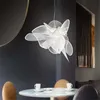 Pendant Lamps Modern Petal Chandelier Ceiling LED High-end El Interior Lighting Decoration Living Room Dining AC 220VPendant