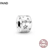 925 Sterling Silver Fashion Perles Starry Sky Series Charm Fit Pandora Bracelet ou Collier Pendentifs Lady Gift