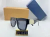 Occhiali da sole Link telaio lente logo oro nero unisex occhiali da sole uomo uomo uomo occhiali da sole da sole Uv400 protezione con custodia box