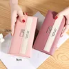 Wallets Arrival Women Long Hasp Patchwork Three Folding Clutch Bag For Female Fashionable Chic Card Coin PurseWallets