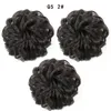 Synthetic Hair Bun Chignon Extensions Hairpieces Elastic Hair Scrunchies For Women