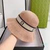 麦わら帽子帽子キャップマン女性のためのデザイナーキャップ