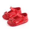 Çocuklar Kızlar Ilmek Ayakkabı Çocuk İlk Walkers Bebes Zapatos Ninas Yenidoğan Bebek Toddlers PU Deri Kaymaz Beşik Ayakkabı
