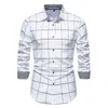 Black Plaid Western Button Up Shirt Men Brand Slim Fit Long Sleeve Mens Dress Shirts Business Work Casual Chemise Homme XXL L220704