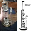 Spessa matrice stereo riciclatore Narghilè in vetro Concentrato Pneumatico Perc Tubo dell'acqua Impianti petroliferi Diffuso Bong Bubbler Shisha Accessori per fumatori