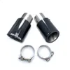 Top Quality Sandblasting Car Glossy Carbon Remus Muffler Tip Exhaust System Pipe Mufflers Exhaust Tips For BMW Benz Audi