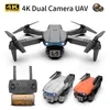 E99 Pro Drone 4K 고화질 공중 사진 듀얼 카메라 쿼드 콥터 3면 장애물 회피 원격 제어 항공기