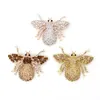 20 st/mycket anpassade broscher Rhinestone Stor 70mm humla hornet stift Bee Insect Brosch Pin For Women Decoration/Gift