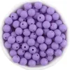 100 pcs/lot bricolage boule de couleur bonbon perle en vrac pour bijoux Bracelets collier anneau de cheveux faisant des accessoires artisanat acrylique enfants perles faites à la main