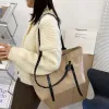 Nouveau décontracté femmes grande capacité sous les bras sacs à bandoulière mode Nylon couleur unie femme Simple femme quotidien épaule sacs à main